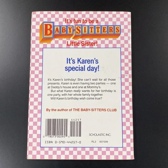 Baby-Sitters Little Sister #7: Karen’s Birthday by Ann M. Martin - Novel - Picture 2 of 6